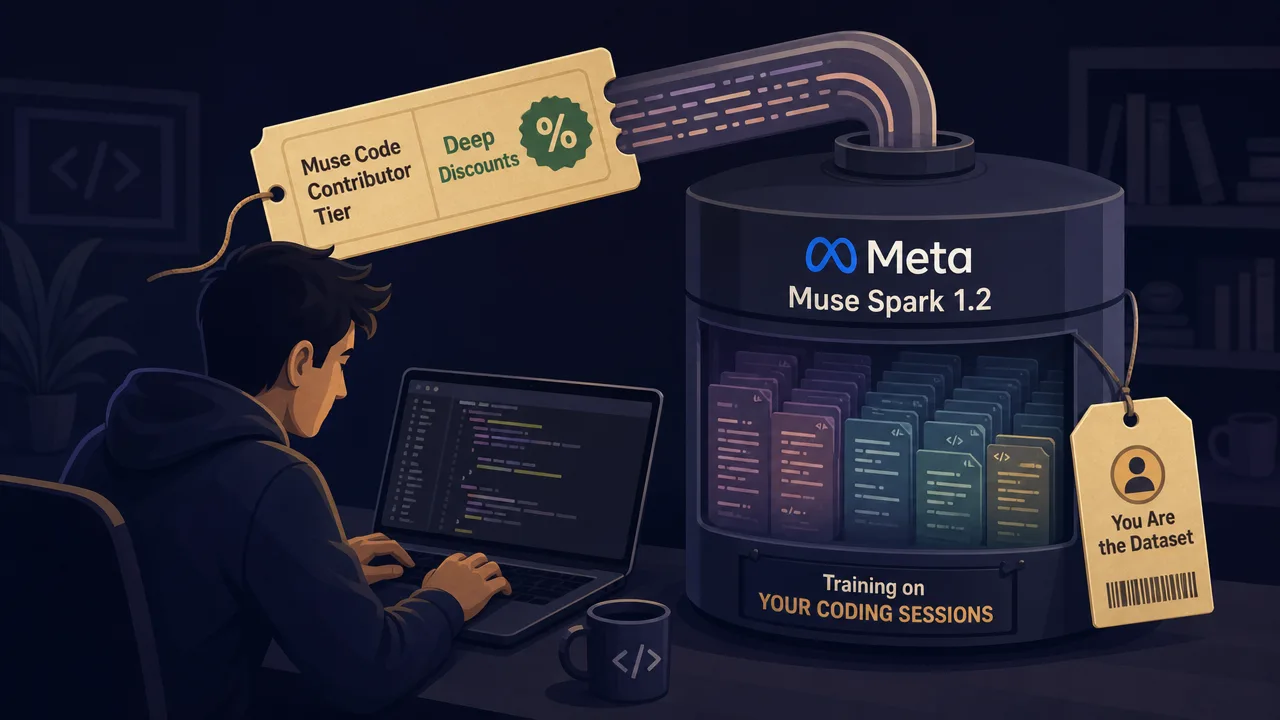 Meta's Muse Code Is Cheap Because You're the Dataset