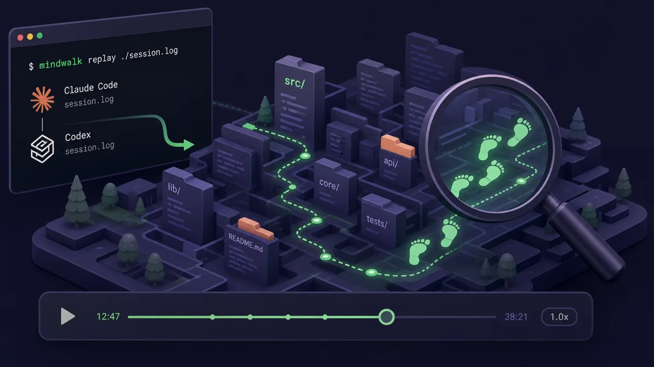 Mindwalk Makes Agent Footprints Visible