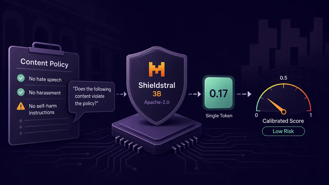 Mistral Shrinks Content Moderation to a Single Token