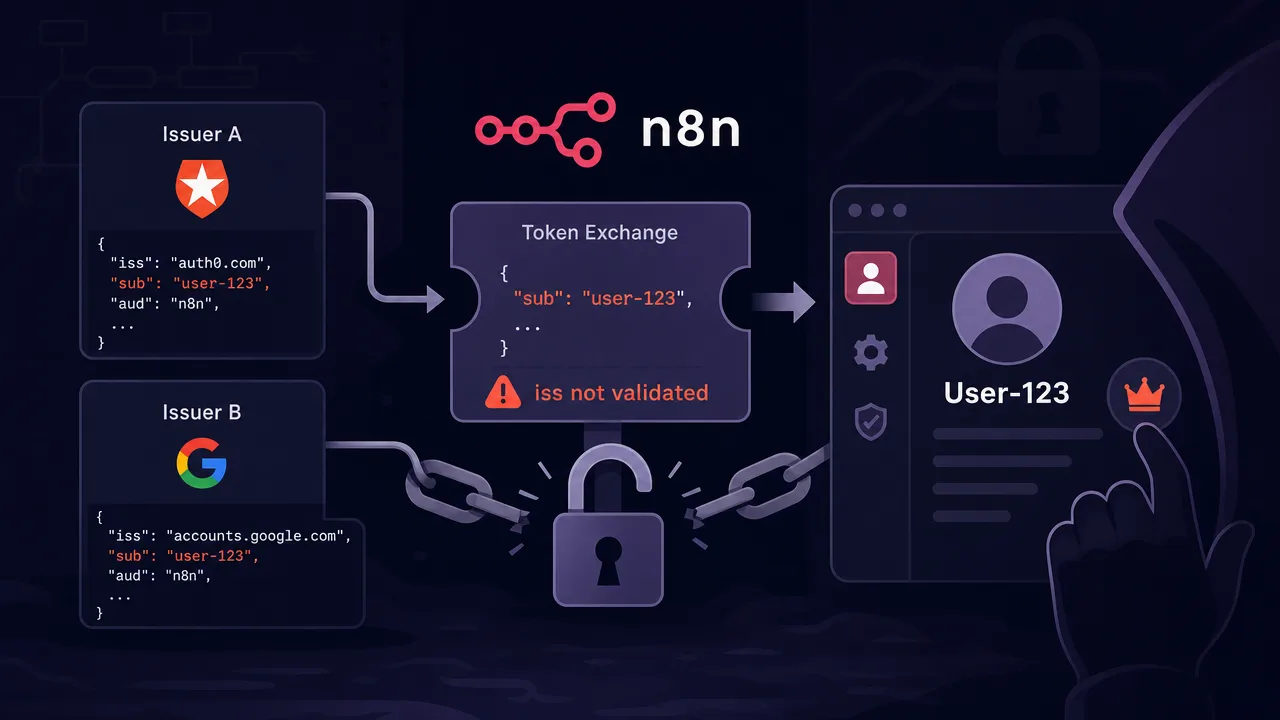 n8n Cross-Issuer Bug Turns JWT sub Into Account Takeover