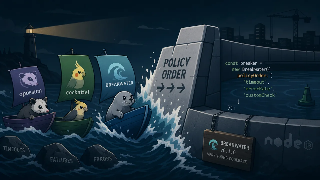 Node's Real Resilience Bug Is Policy Order, Not Breakers