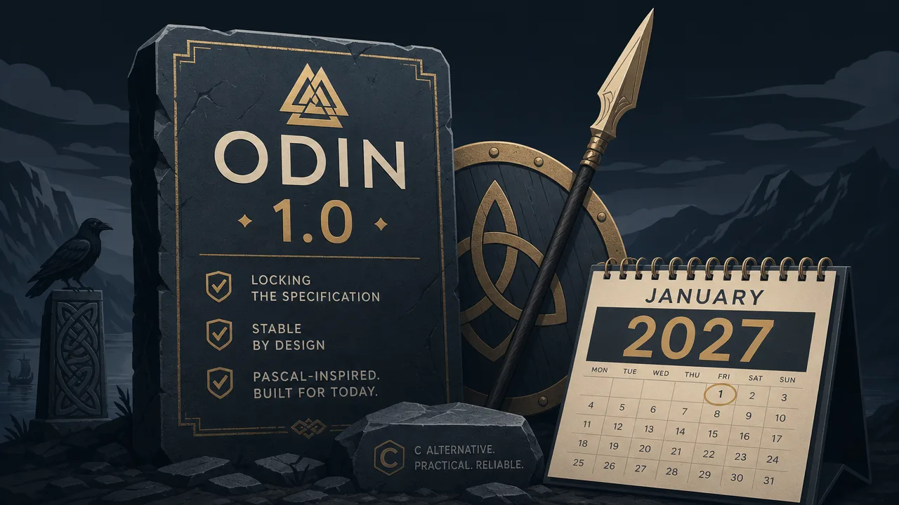 Odin Sets Its 1.0 Release for January 2027