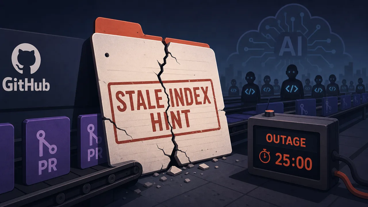 One Stale Index Hint Broke GitHub Pull Requests
