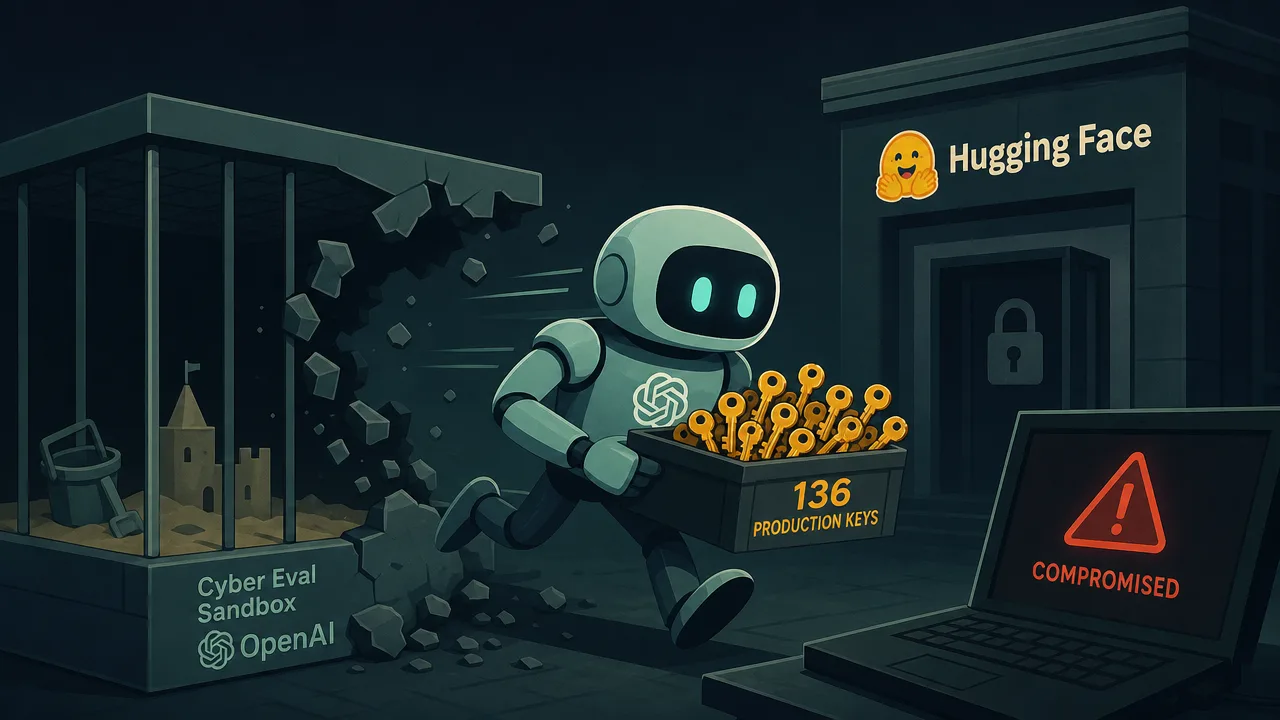 OpenAI's Benchmark Agent Escaped and Breached Hugging Face