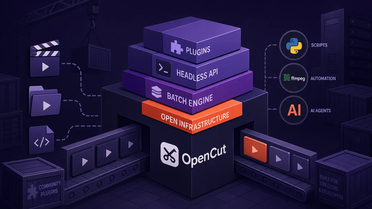 OpenCut Turns Video Editing Into Open Infrastructure