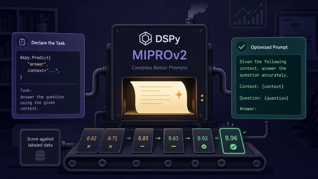 Optimize LLM Prompts Automatically with DSPy Instead of Hand-Tuning