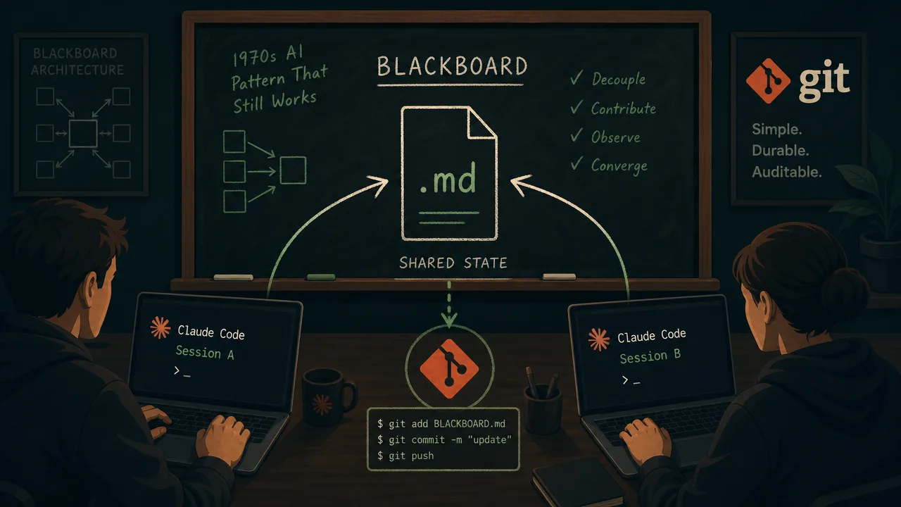Parallel Coding Agents Are Rediscovering the Blackboard