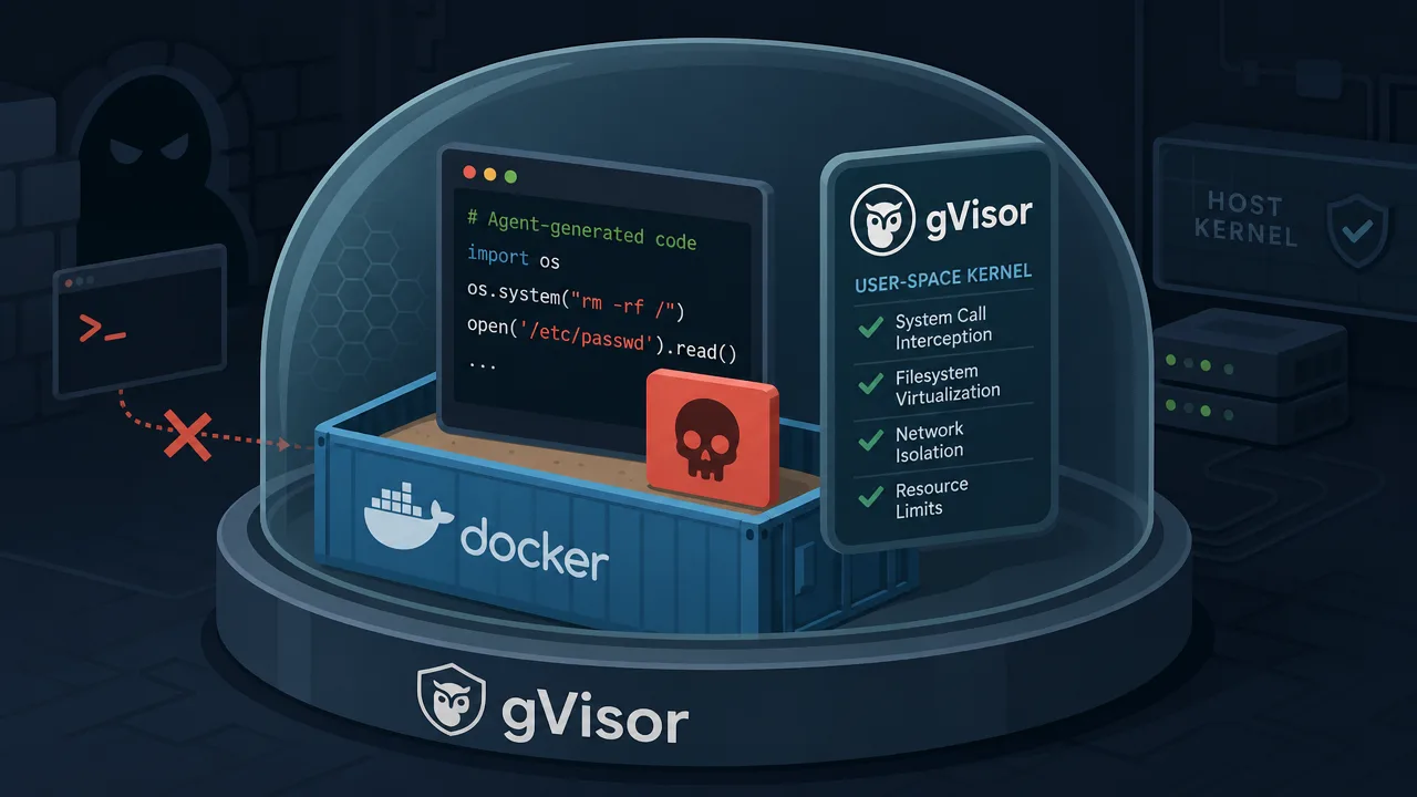 Sandbox LLM-Generated Code with gVisor and Docker