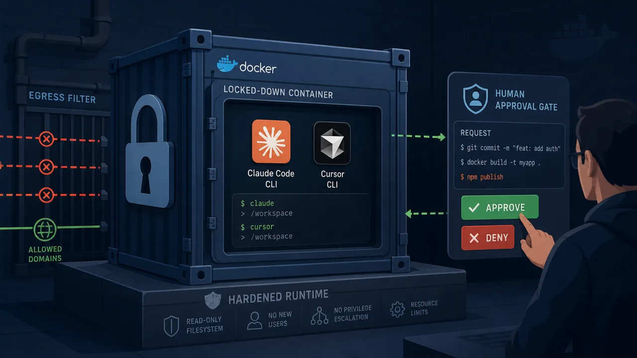 Sandbox Your AI Coding Agent in a Locked-Down Docker Container