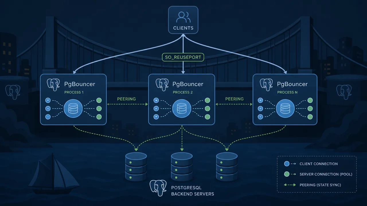 Scaling PgBouncer Beyond the Single-Threaded Limit