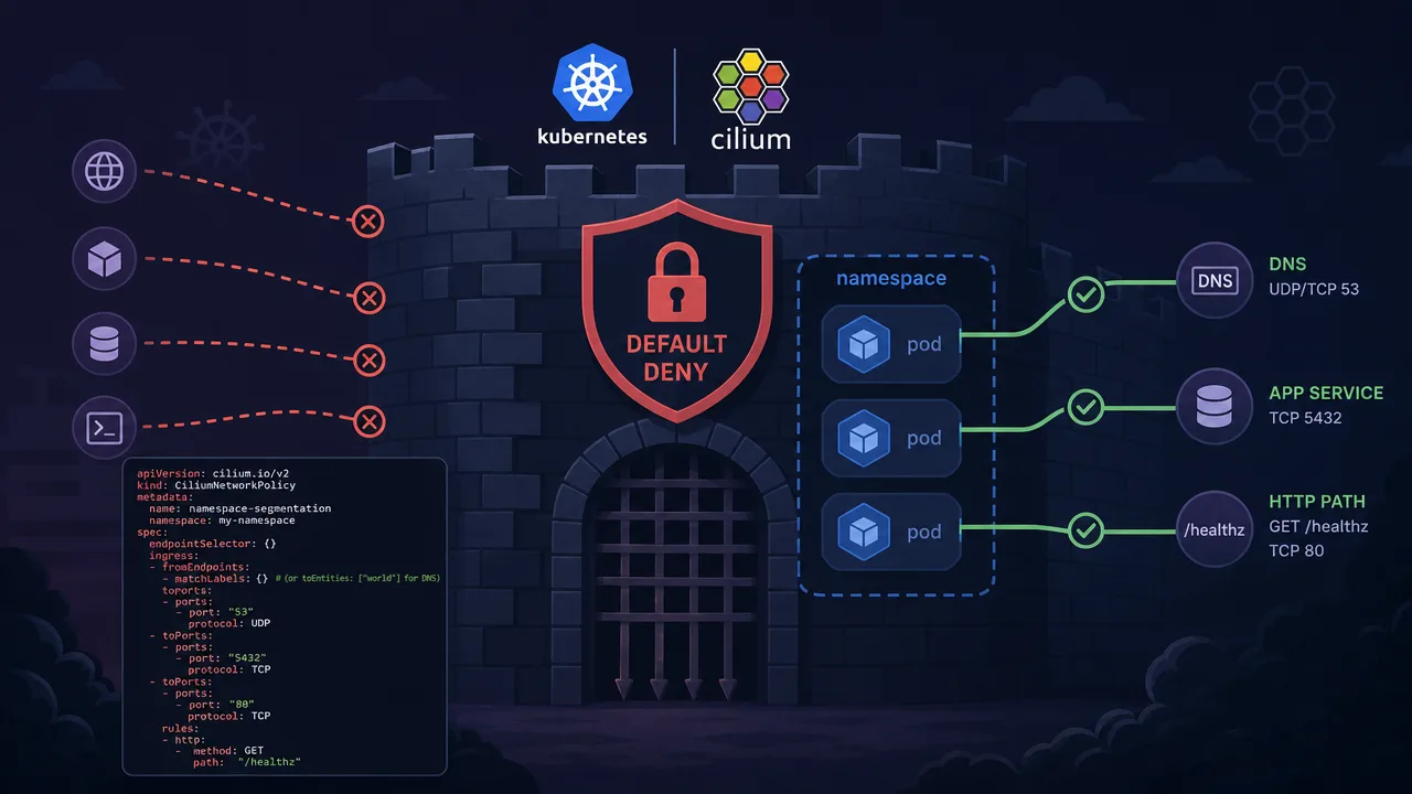 Segment a Kubernetes Cluster with Cilium Network Policies