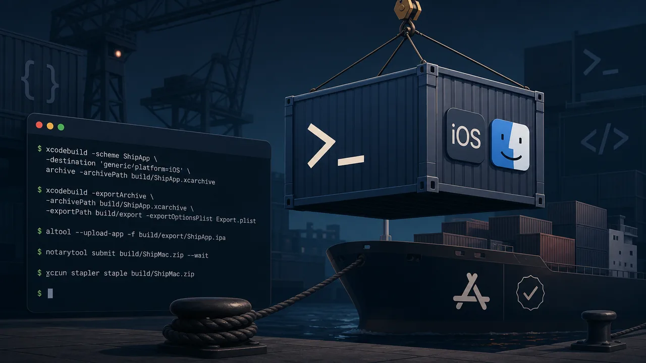 Ship Mac and iOS Apps Without Opening Xcode