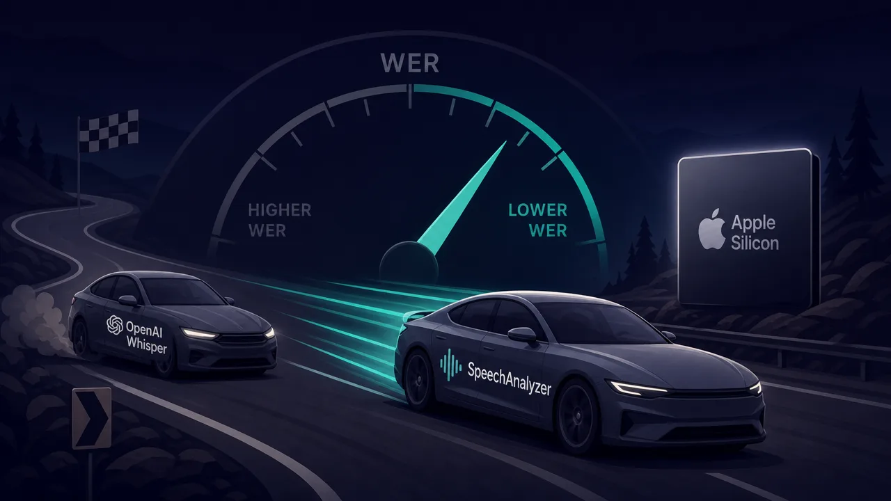 SpeechAnalyzer Beats Whisper On Apple Silicon