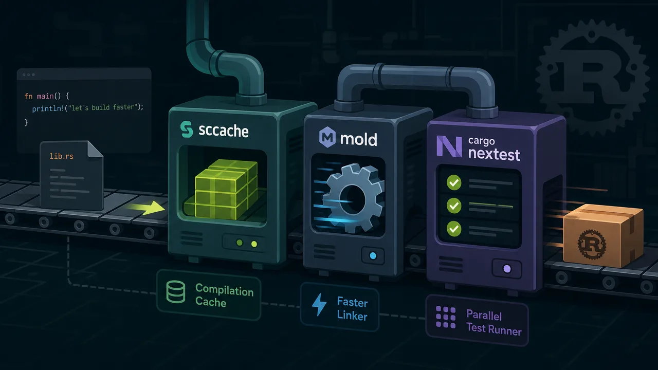 Speed Up Rust Compile Times with sccache, mold, and cargo-nextest