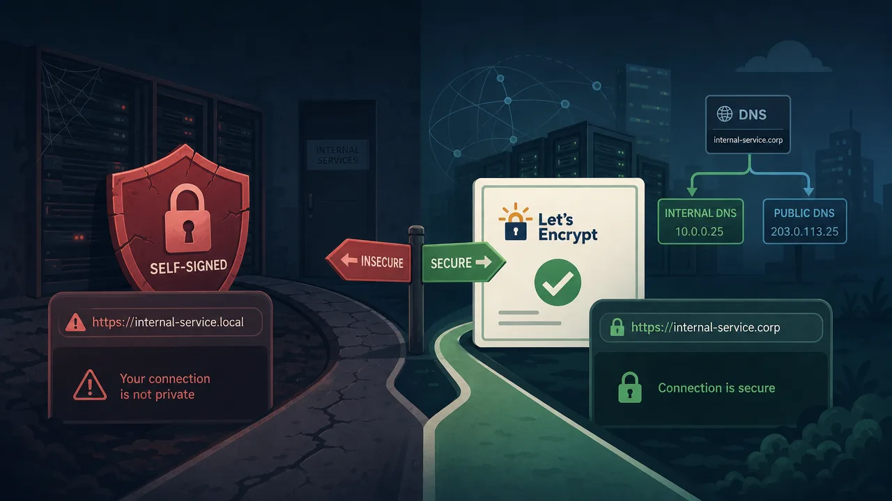 Stop Using Self-Signed Certificates for Internal Services