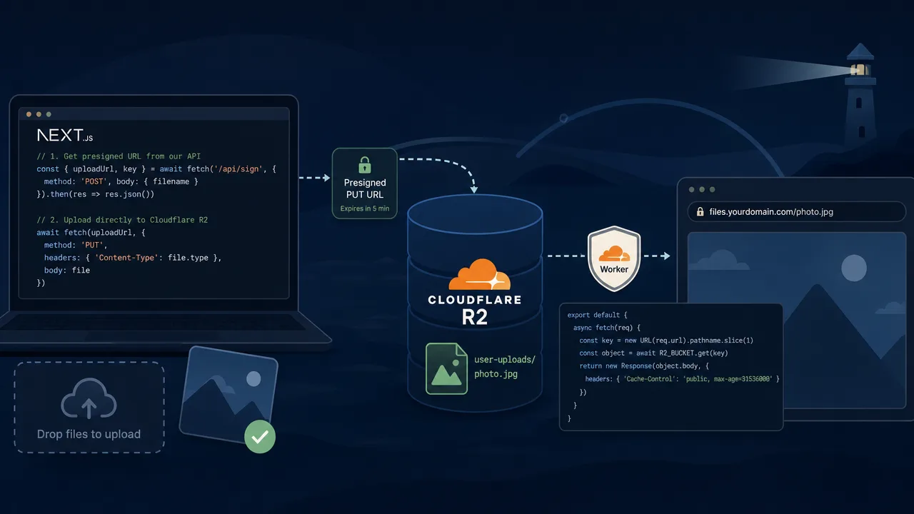 Store and Serve User Uploads with Cloudflare R2 and Presigned URLs in Node.js