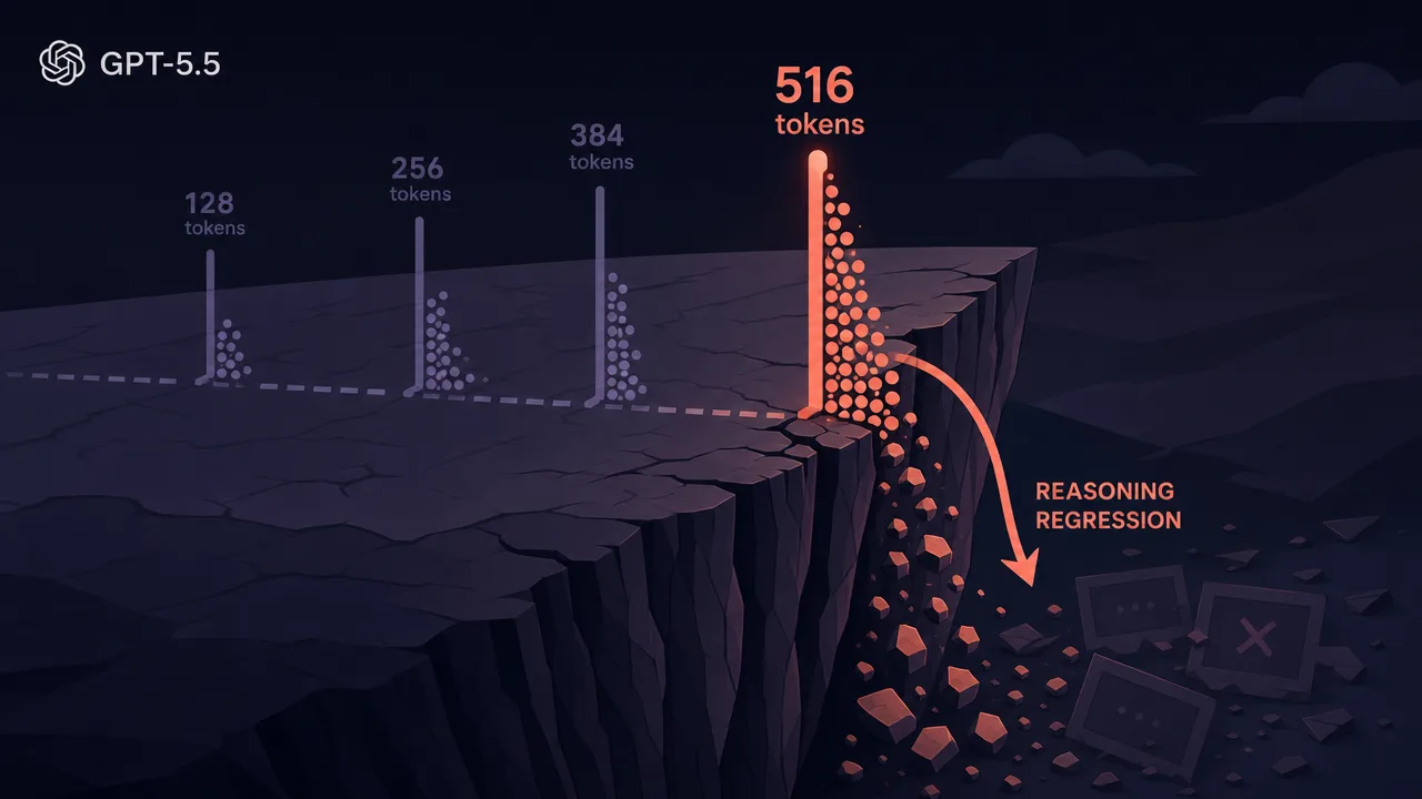 The 516-Token Cliff: Inside GPT-5.5's Silent Reasoning Regression