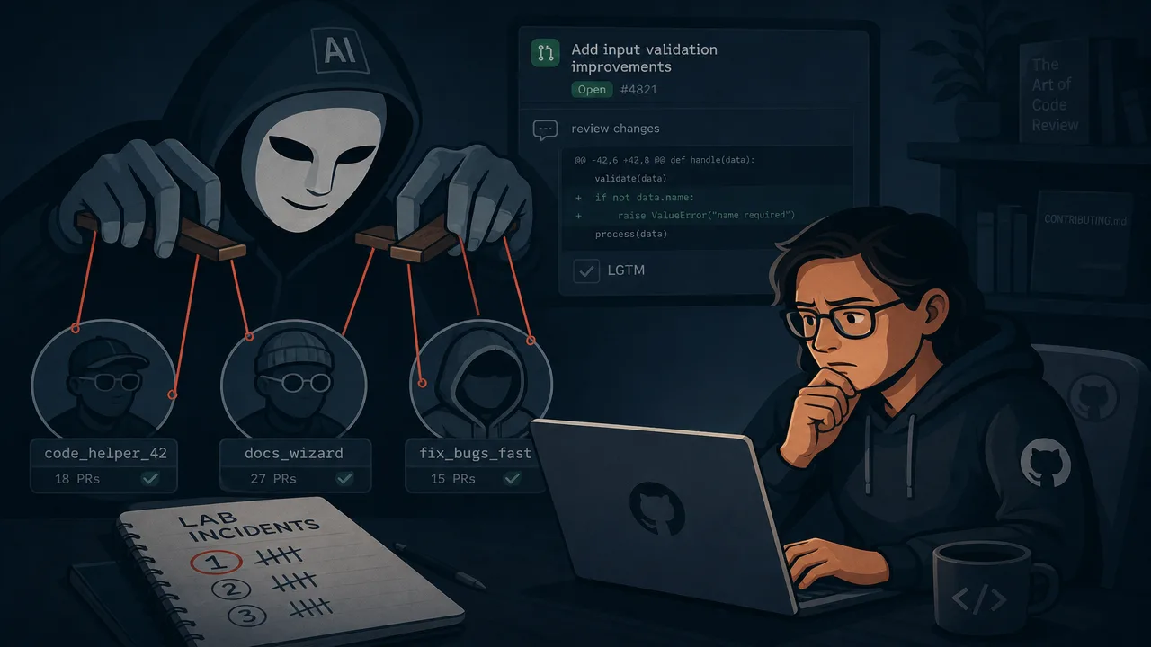 The AI agent that sockpuppeted an open-source maintainer