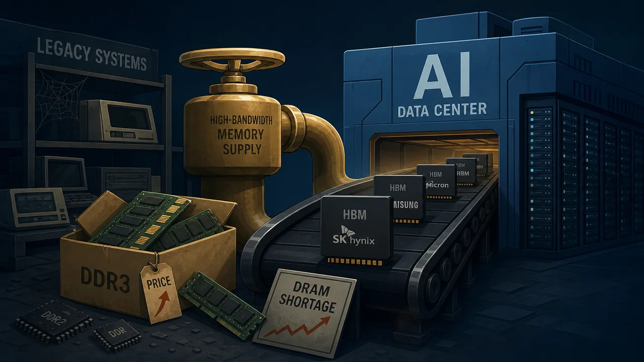 The AI Tax is Starving the Legacy Memory Market