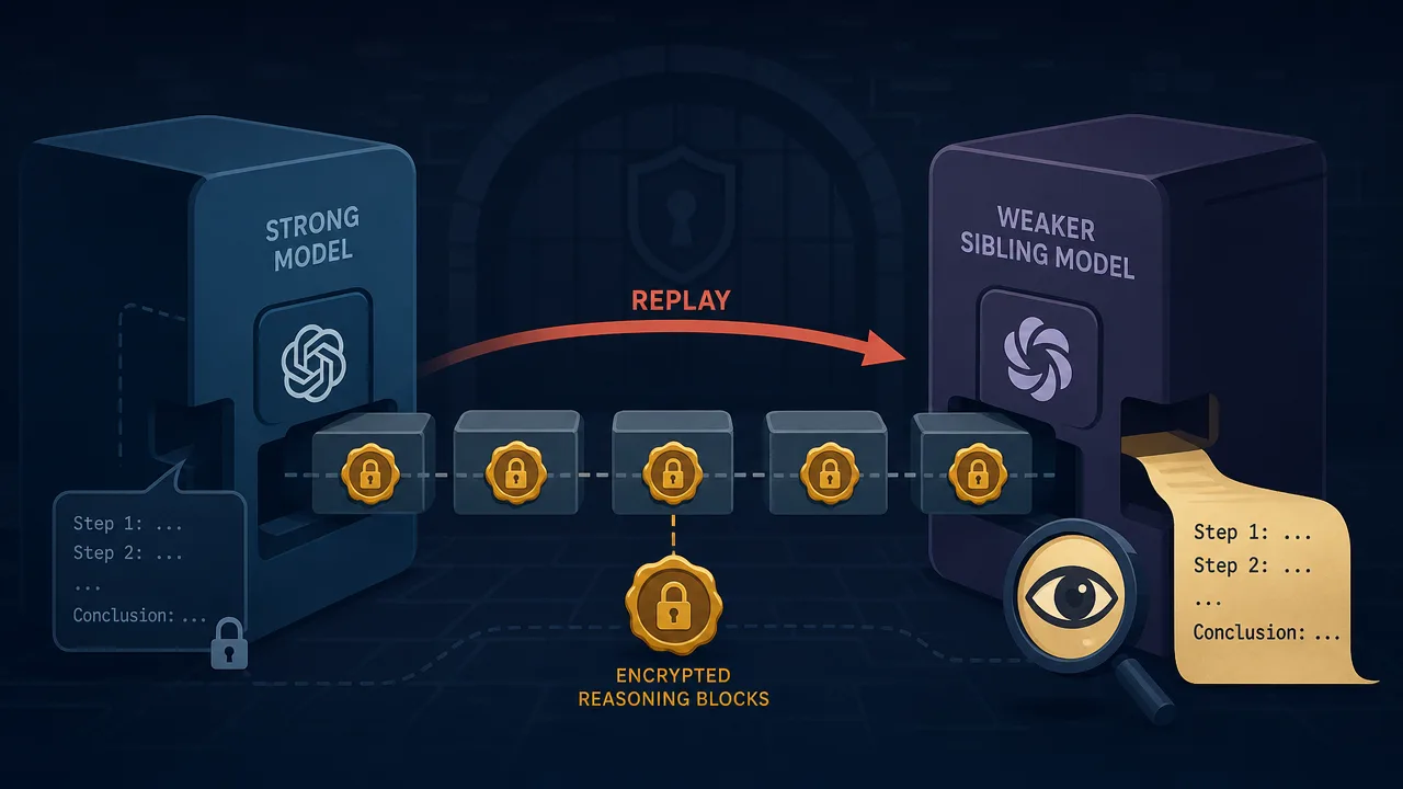 The Chain-of-Thought You Sealed Isn't Secret