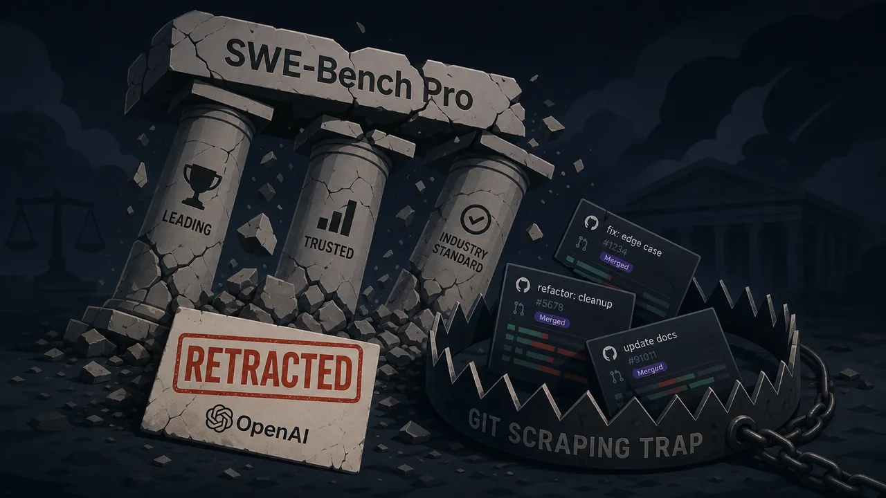 The Collapse of SWE-Bench Pro and the Git Scraping Trap