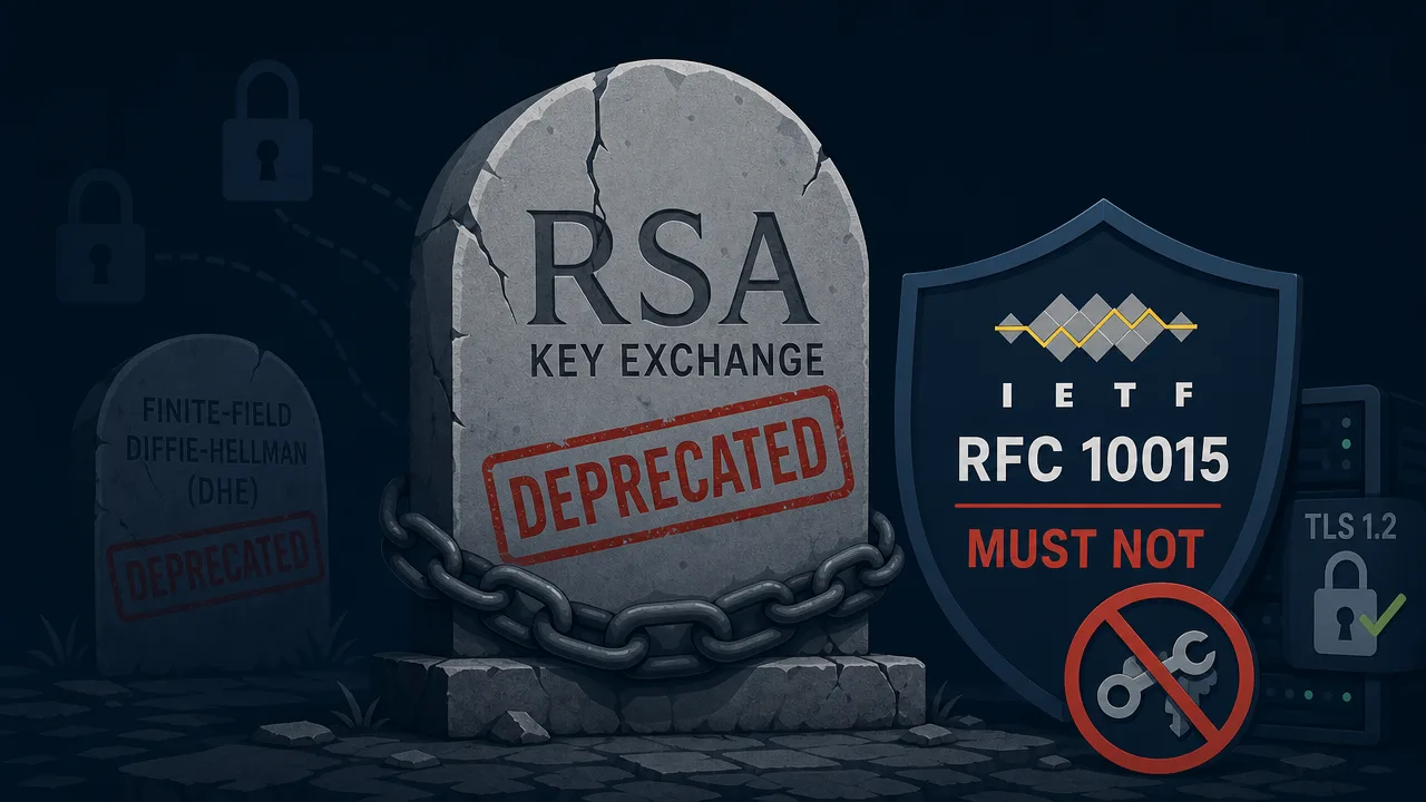The IETF Finally Kills RSA Key Exchange in TLS 1.2