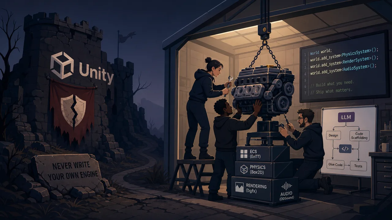 The 'Never Write Your Own Engine' Rule Is Quietly Dying