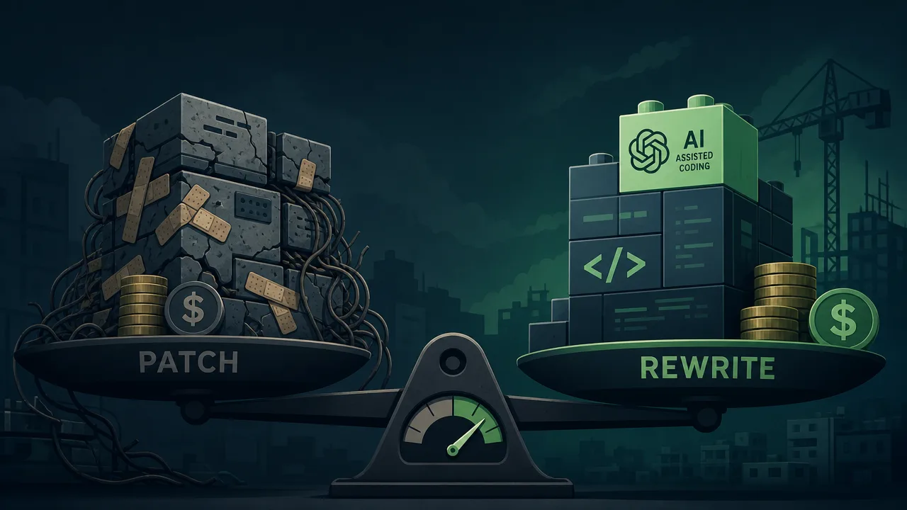 The New Economics of the AI Software Rewrite