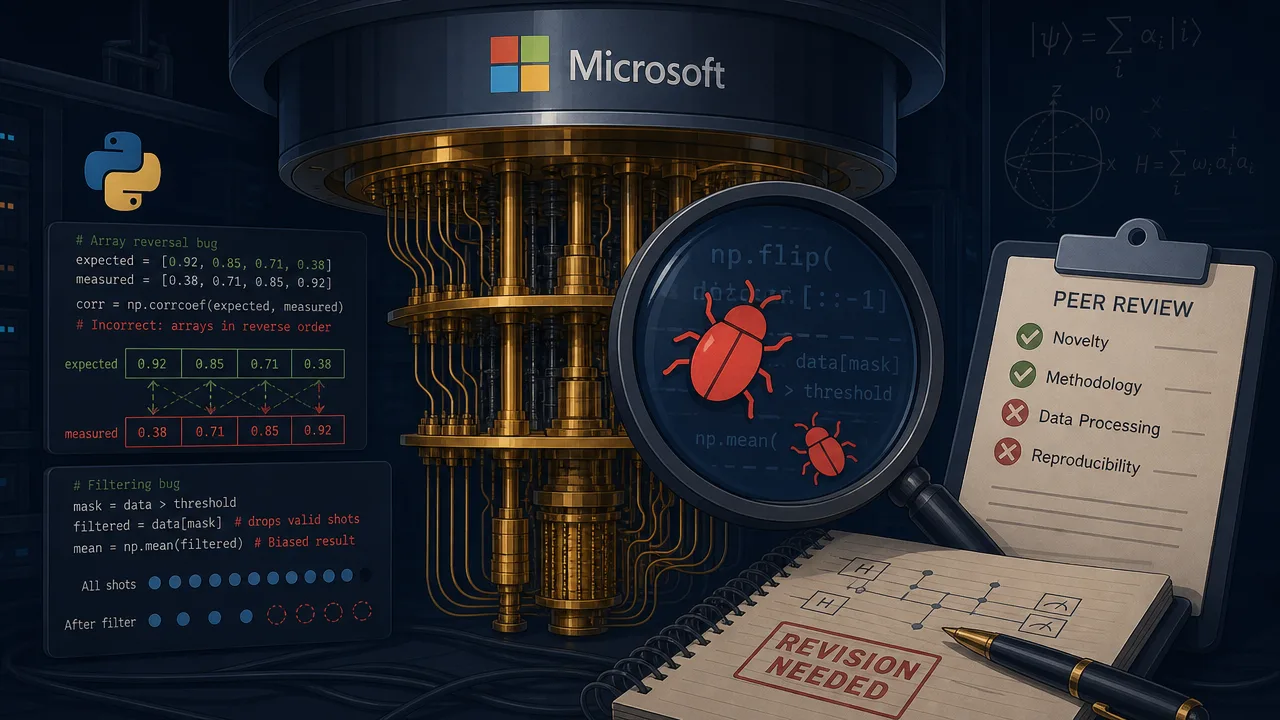 The Python Bugs Behind Microsoft's Disputed Quantum Breakthrough