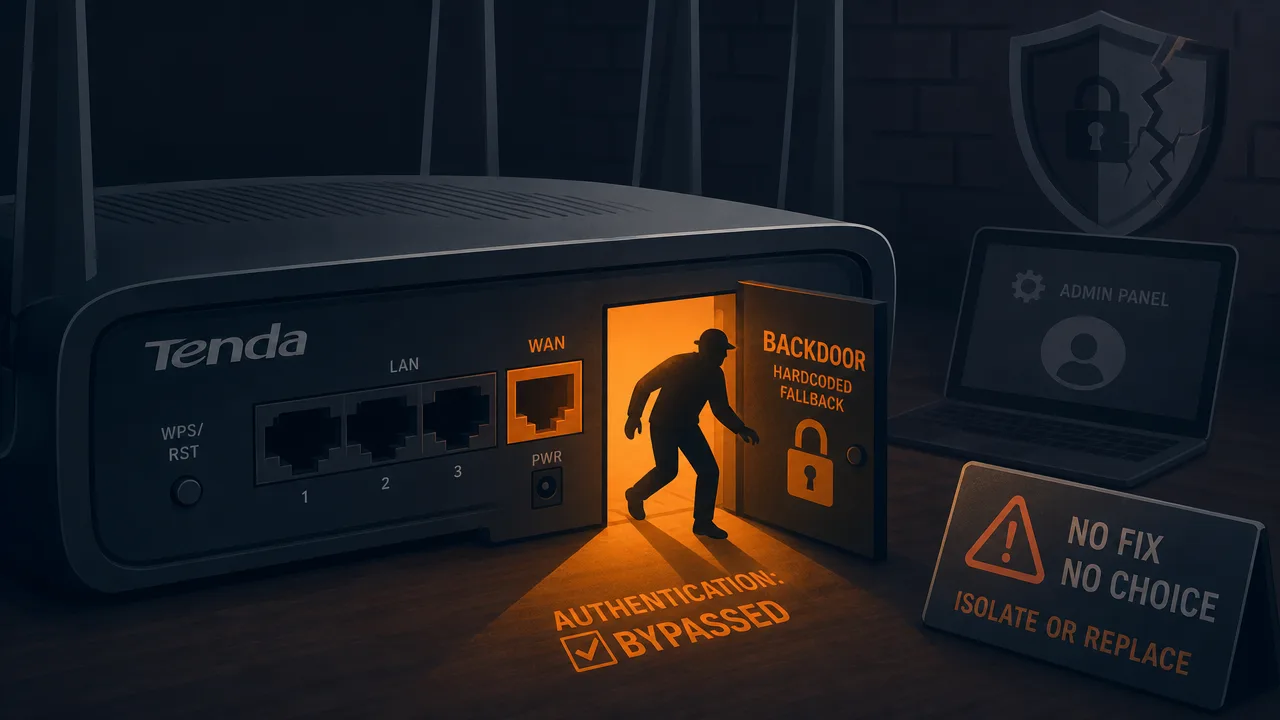 The Tenda Firmware Backdoor and the Cost of Silent Vendors