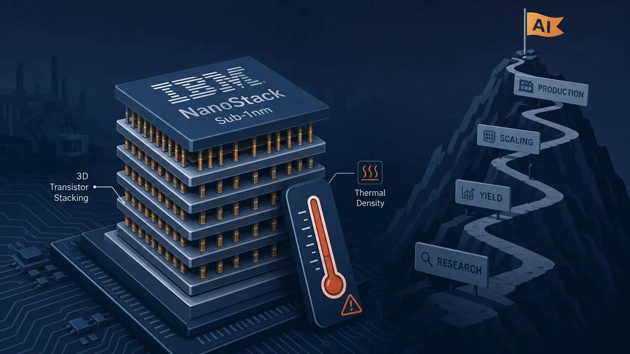 The Thermal Reality of IBM's Sub-1nm NanoStack