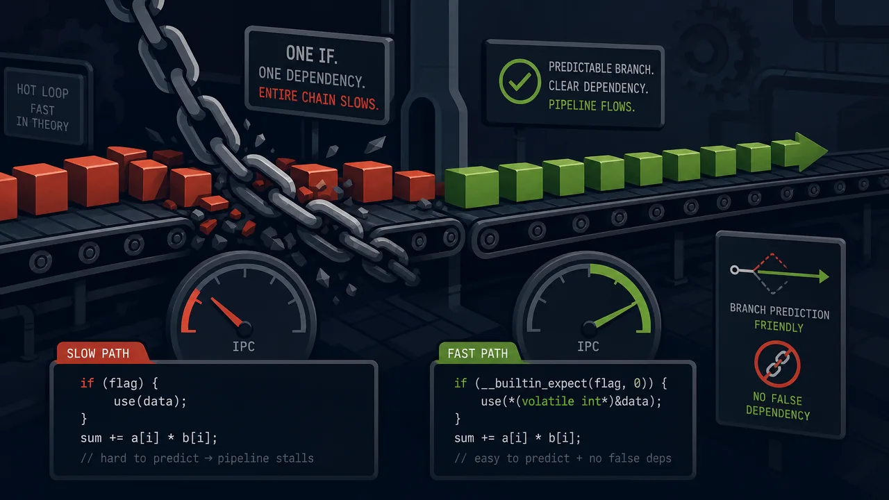 The Useless If That Broke a Latency Chain