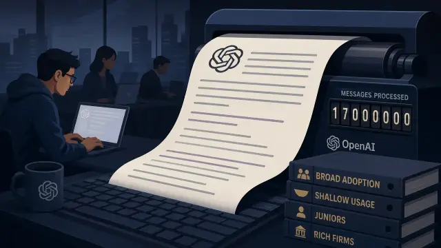 17 Million Messages Say Enterprise AI Is Mostly Writing
