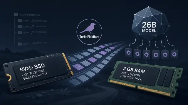 A 26B Model in 2 GB of RAM, Courtesy of Your SSD