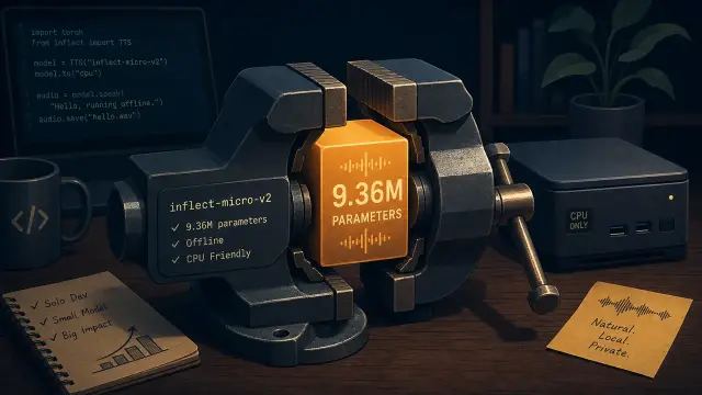A Solo Dev Squeezed Usable TTS Into 9.36M Parameters