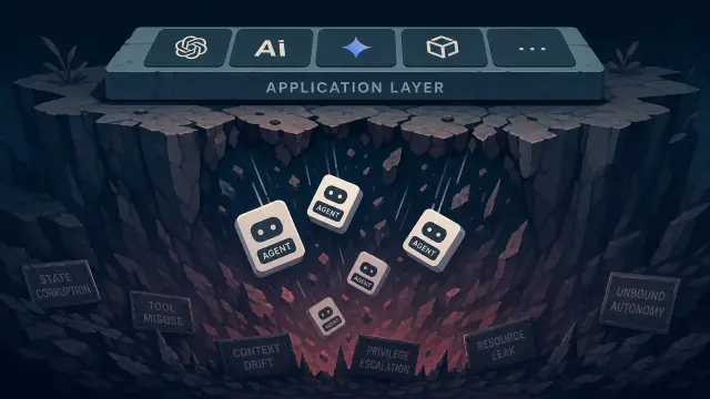 AI Agents Fail Off a Cliff Below the Application Layer