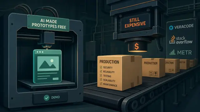 AI Made Prototypes Free. Production Didn't Get Cheaper.