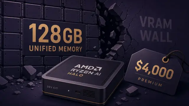 AMD's $4,000 AI Halo: Breaking the VRAM Wall at a Premium