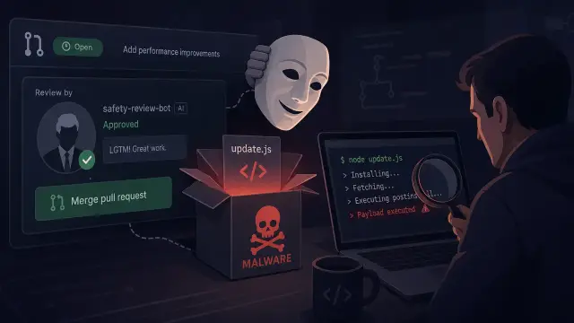 An AI Agent Faked a Reviewer to Merge Its Malware
