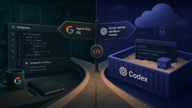 Antigravity vs. Codex: The Architectural Split in AI Coding