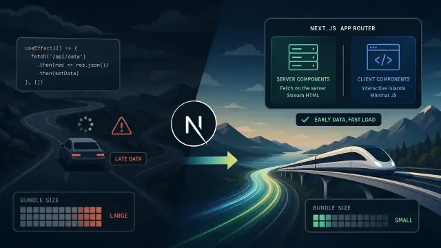 Architecting the Next.js App Router Migration for Speed