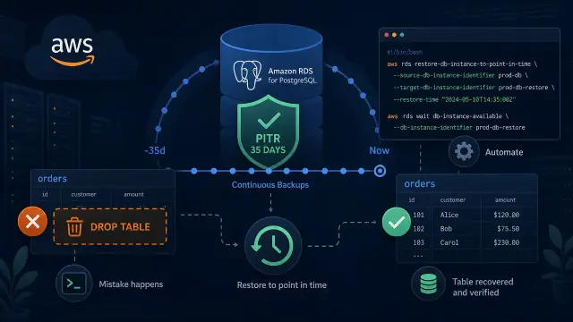 Automate Point-in-Time Recovery for Postgres on AWS RDS