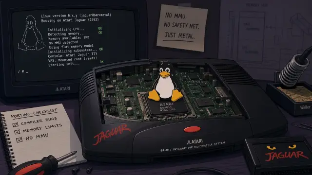 Bare-Metal Lessons From Porting Linux to the Atari Jaguar