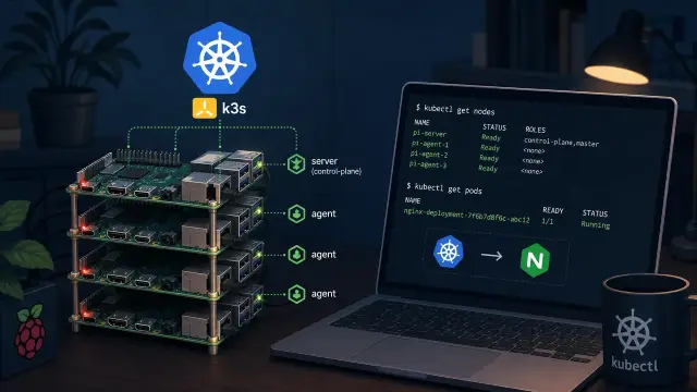 Bootstrap a Multi-Node k3s Kubernetes Cluster on Raspberry Pis