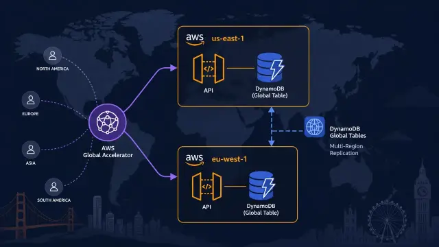 Build a Multi-Region Active-Active API on AWS with Global Accelerator and DynamoDB Global Tables
