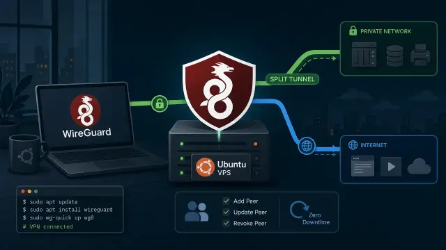 Build a Self-Hosted WireGuard VPN with Split Tunneling