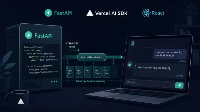 Build a Streaming Chat UI with React, Vercel AI SDK, and FastAPI
