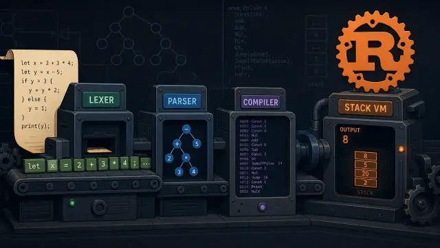 Build a Toy Compiler in Rust: Lexer, Parser, and Bytecode VM