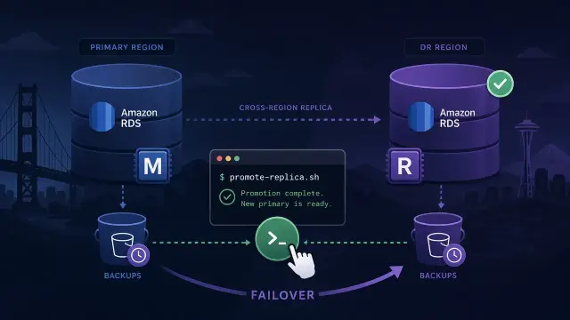 Build Cross-Region RDS Disaster Recovery with One-Command Failover