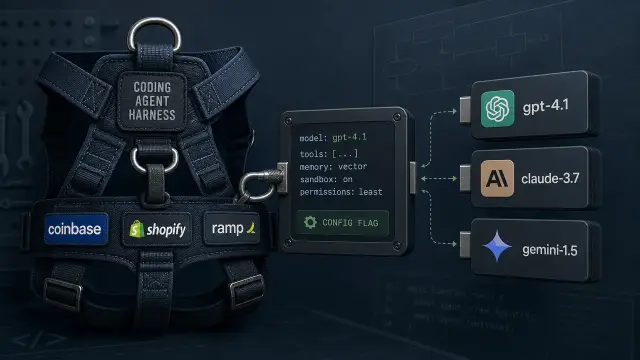 Build the harness, rent the model